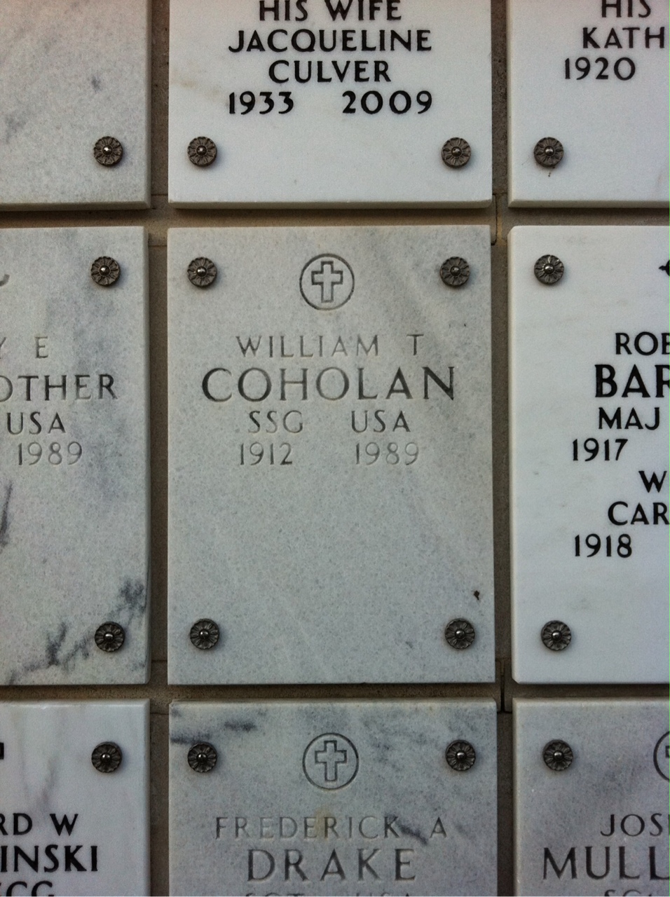 William T Coholan