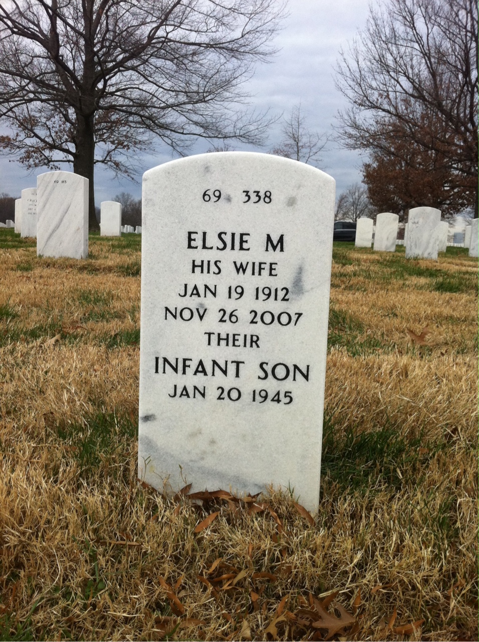 Back of headstone — Henry Doyle