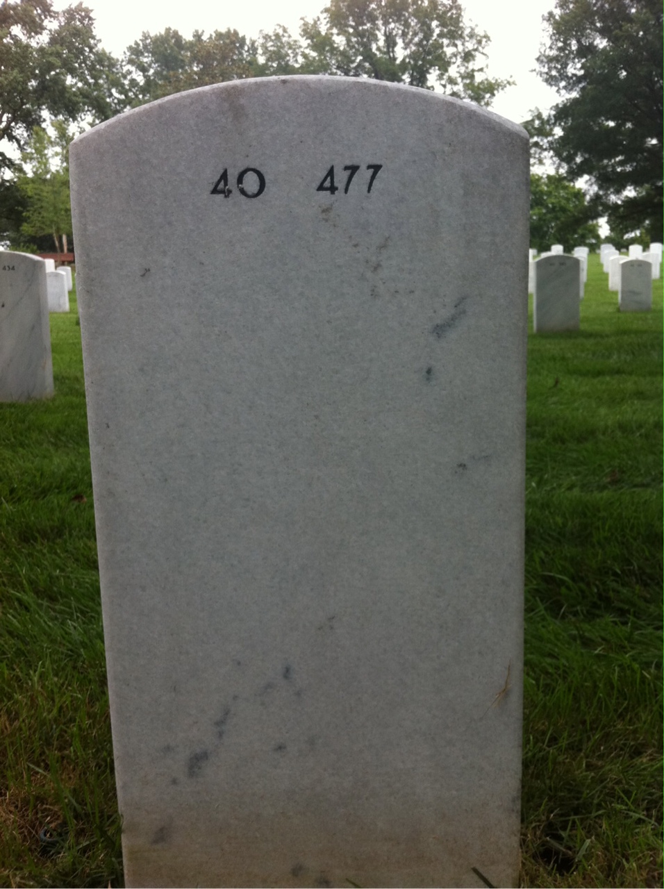 Back of headstone — Jorge Barba