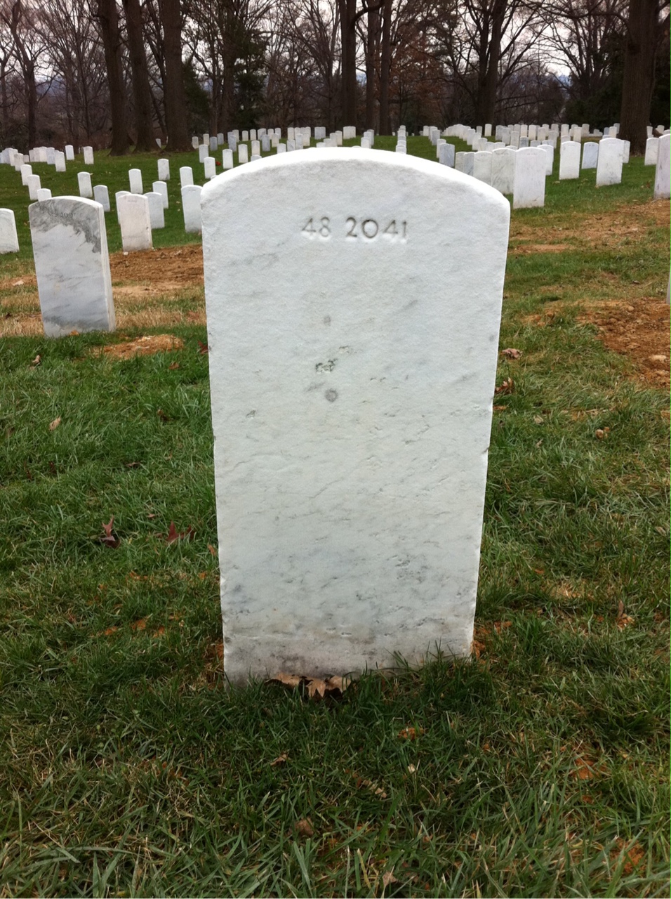 Back of headstone — Emmee Akers