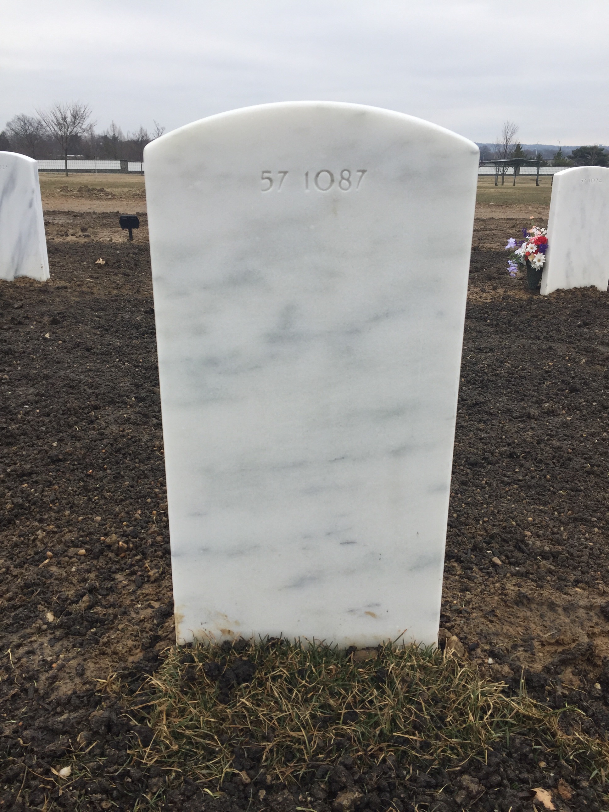 Back of headstone — Hrair Badalian