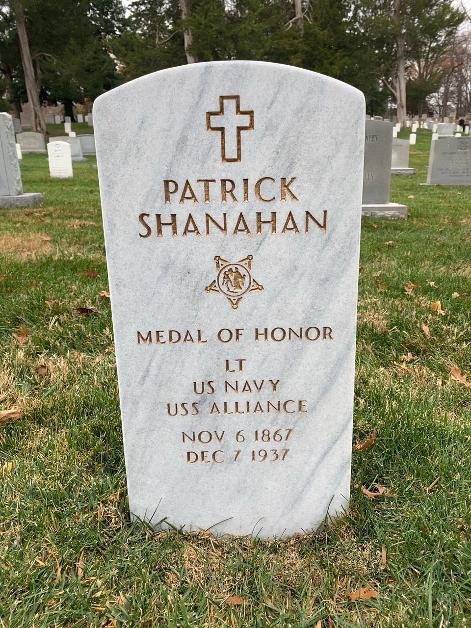 Headstone of Patrick Shanahan