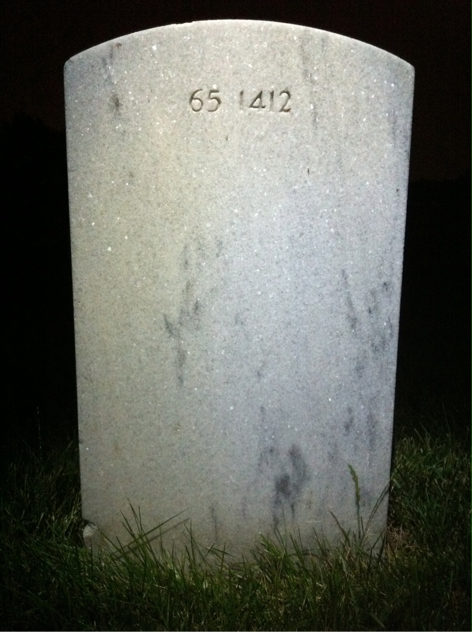 Back of headstone — William Bullard Edmund