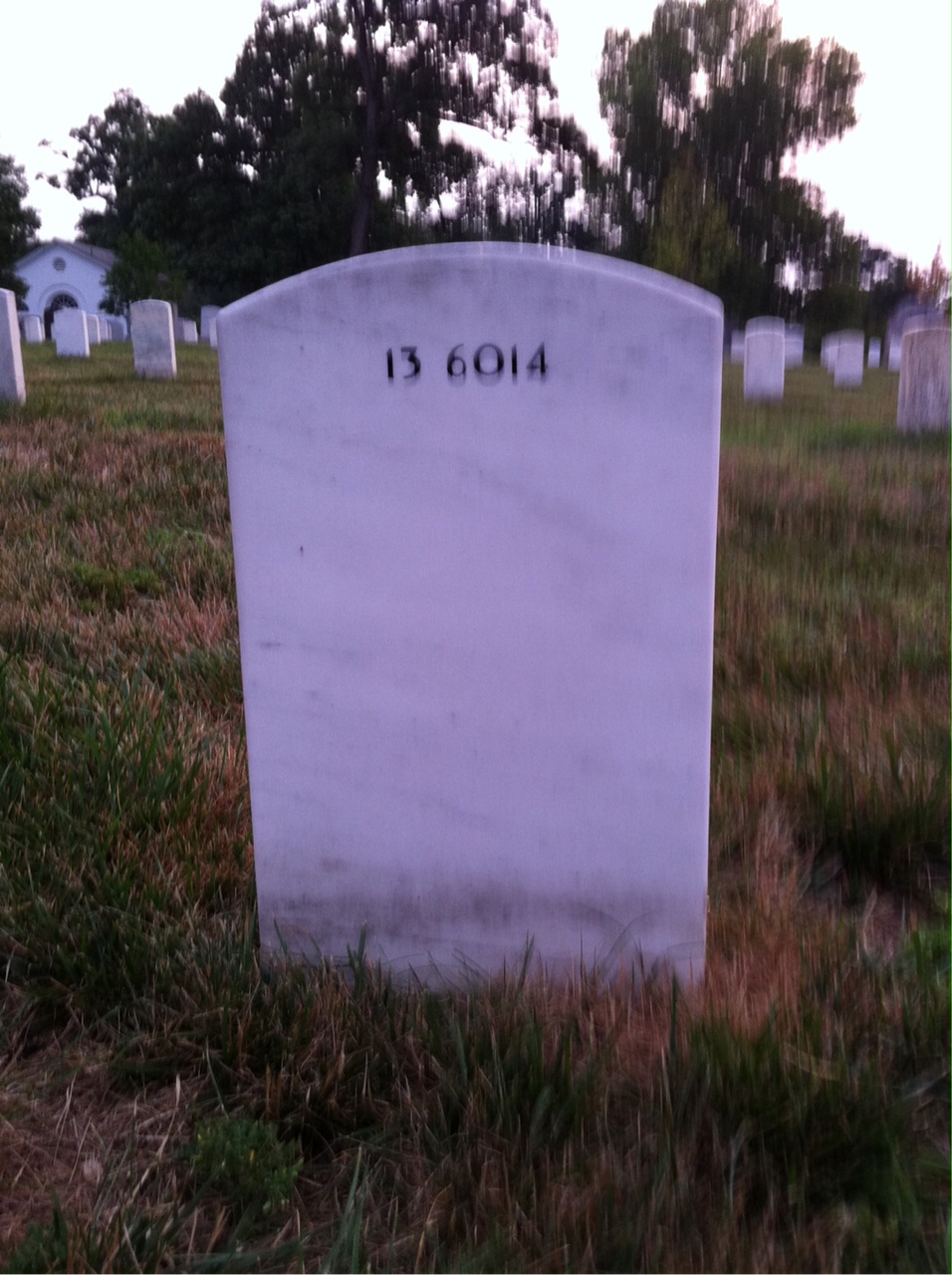 Back of headstone — Michael Murray