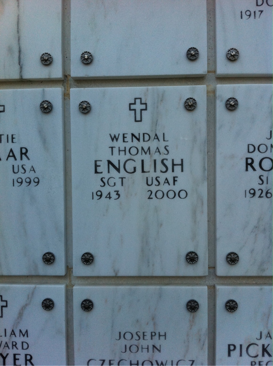 Wendal Thomas English