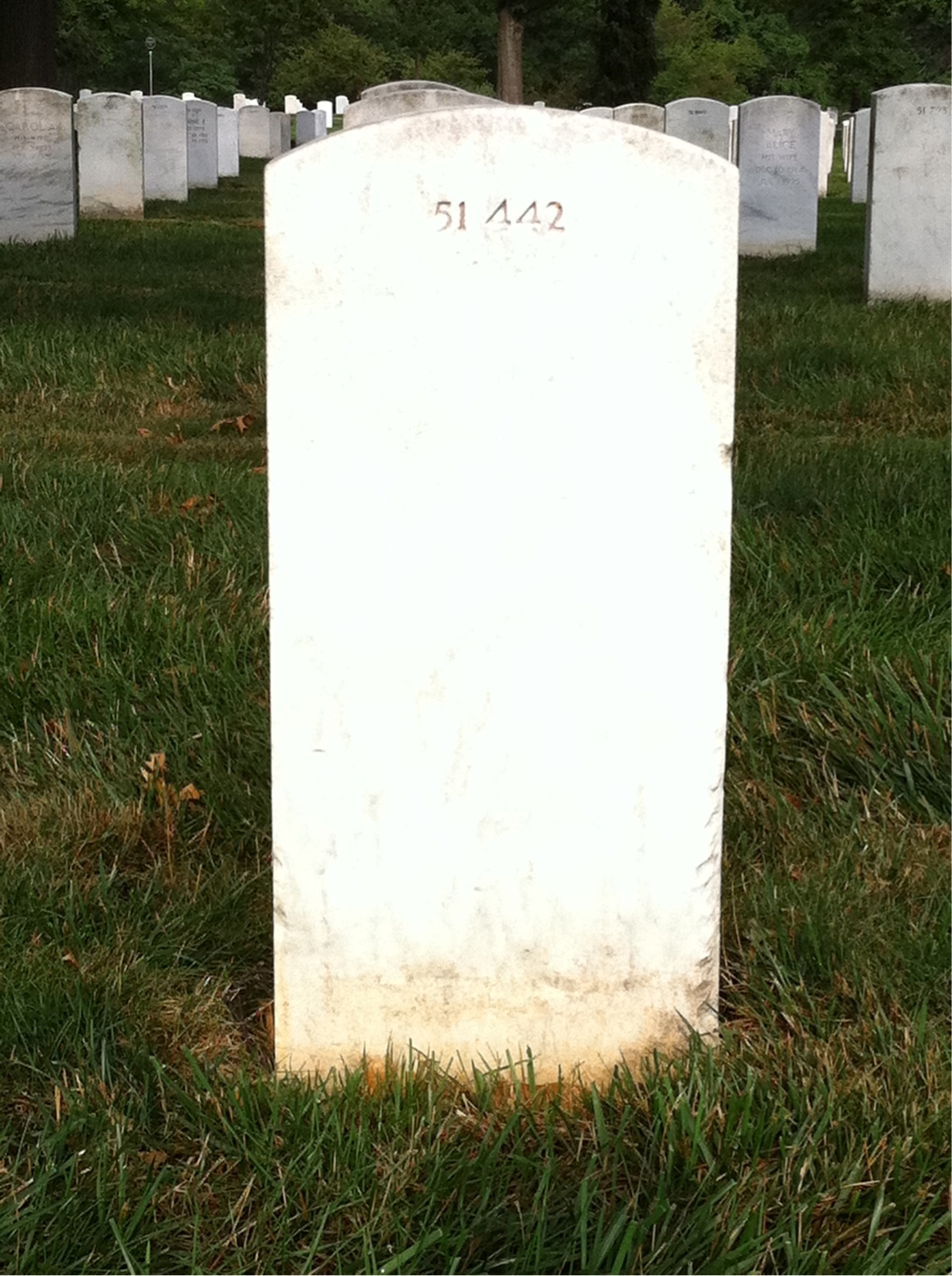 Back of headstone — William Robert Ford