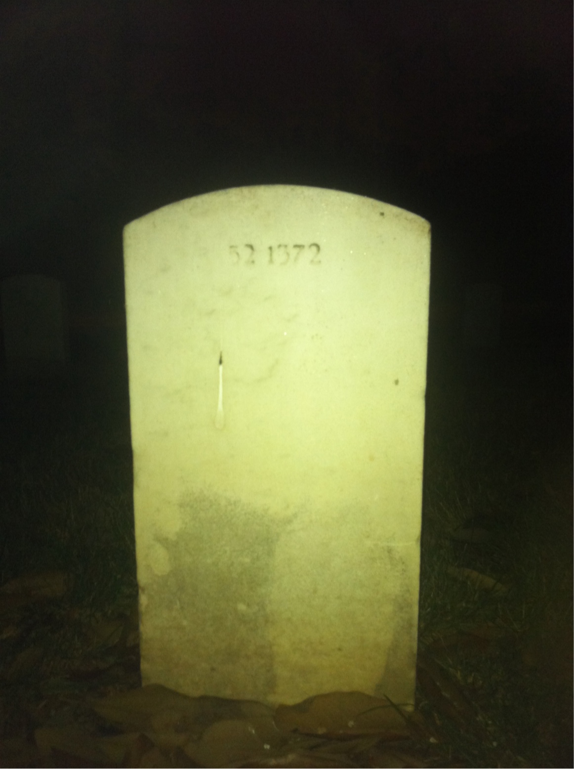 Back of headstone — John Breeze