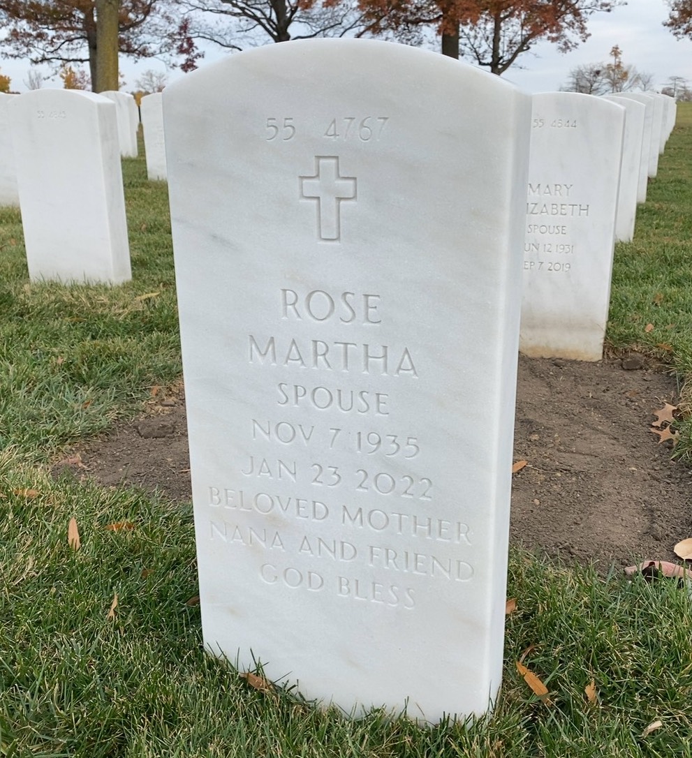 Back of headstone — Ricardo Alvirez