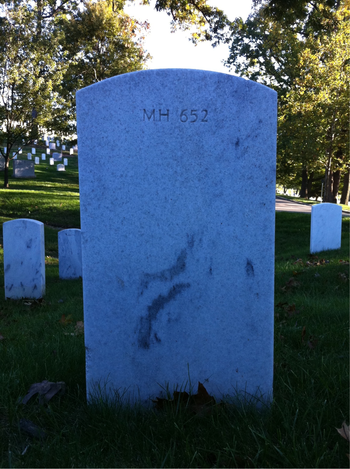 Back of headstone — William Thomas Jenkins