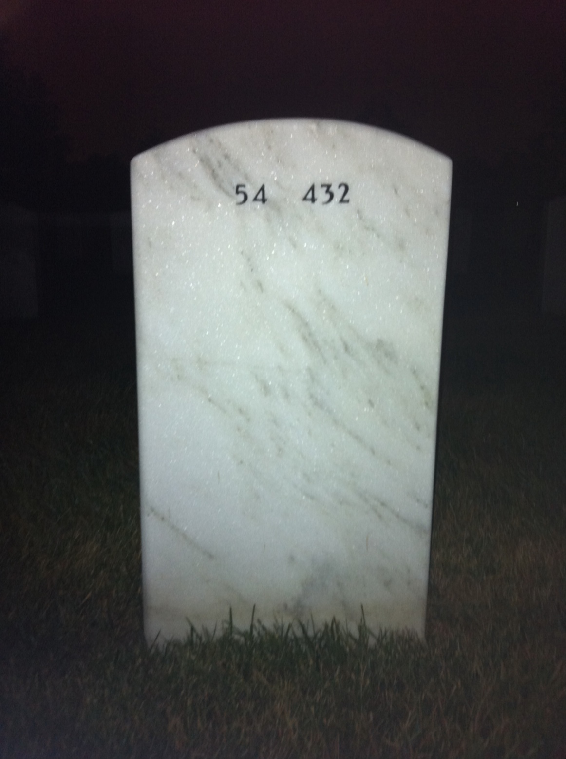 Back of headstone — Rosa Ramirez