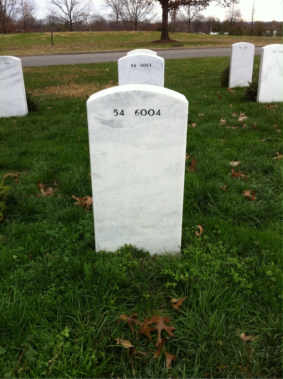 Back of headstone — Albert Crosley