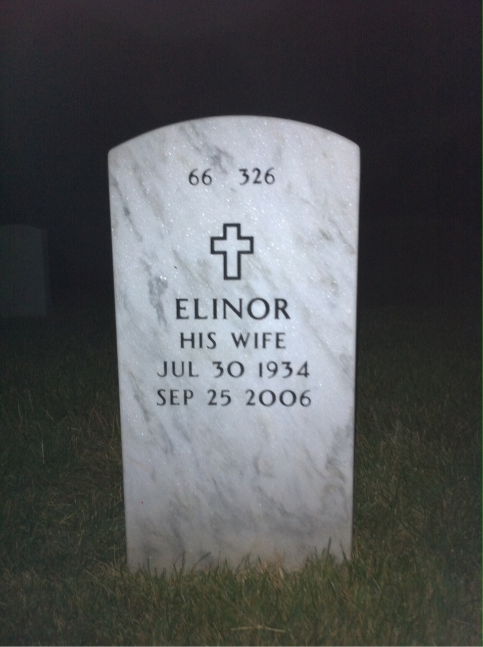 Back of headstone — Henry Dyer