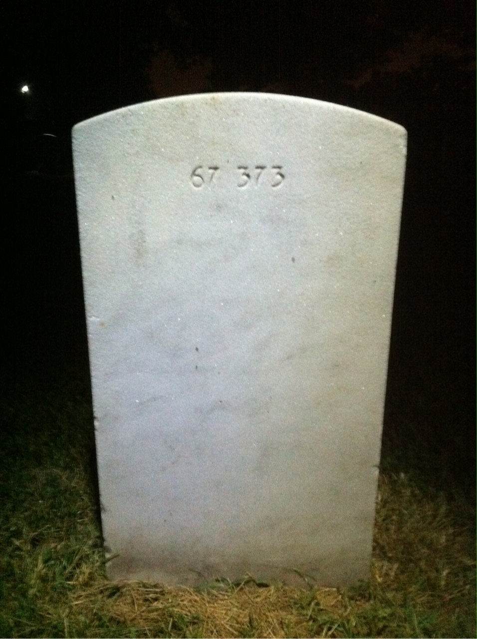 Back of headstone — Anthony Arboit