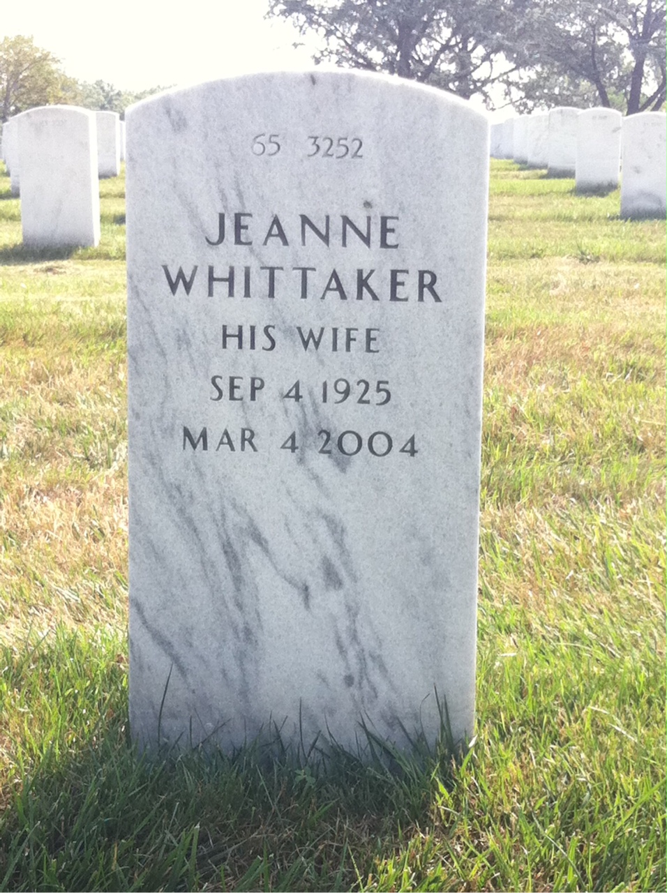 Back of headstone — Eugene Payne