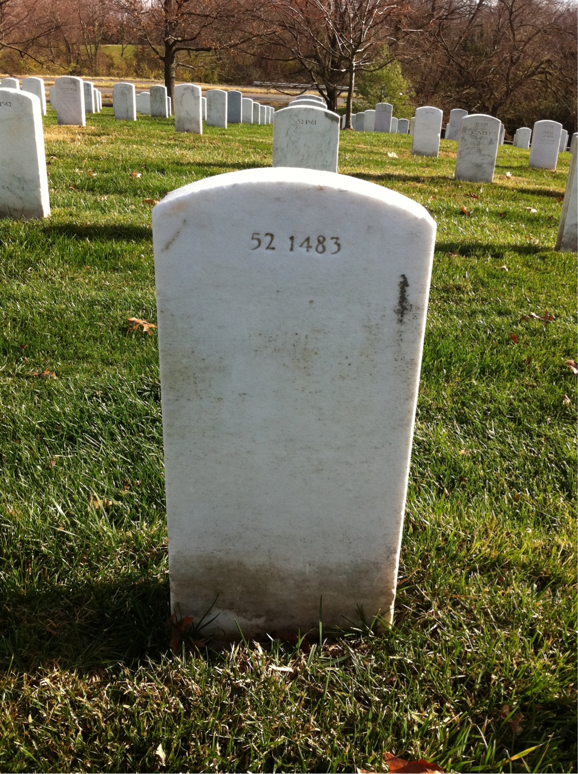 Back of headstone — William Edward Seibert