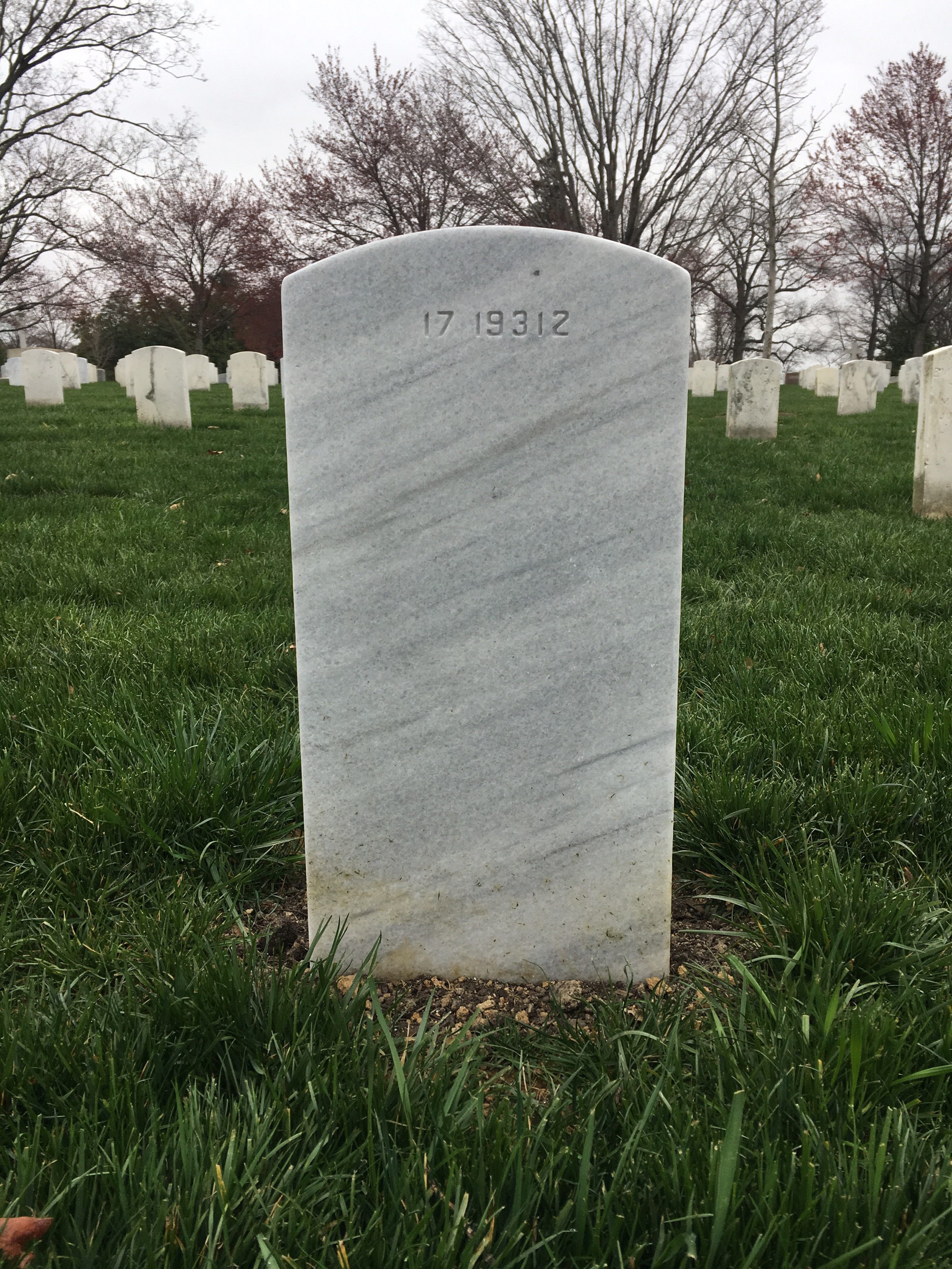 Back of headstone — Kapriel Bedrosian