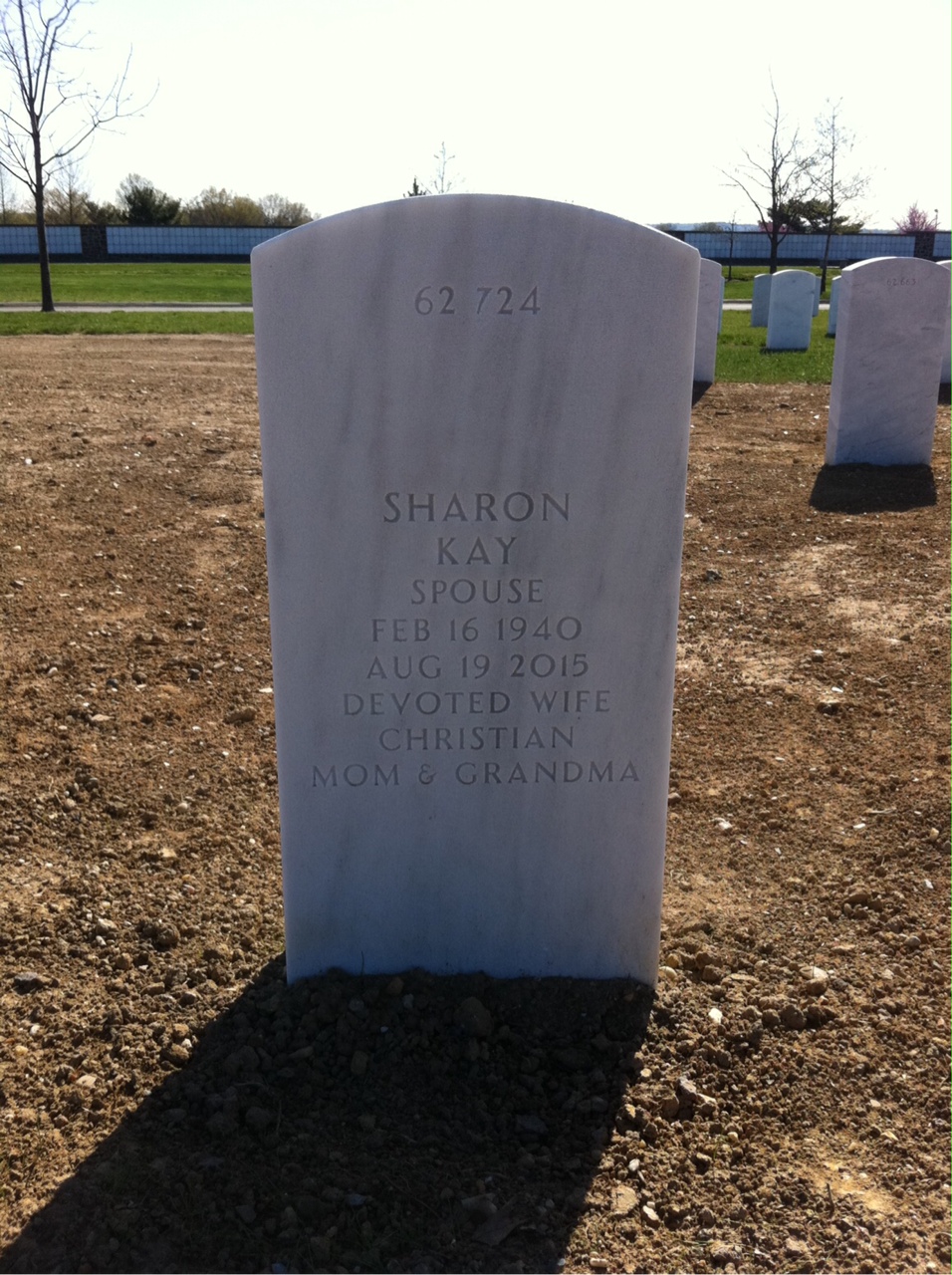 Back of headstone — John Alpers