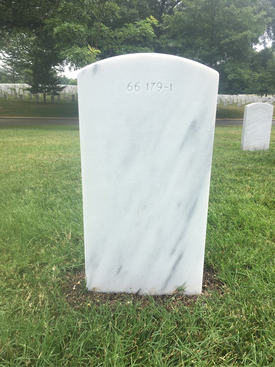 Back of headstone — Richard Bell