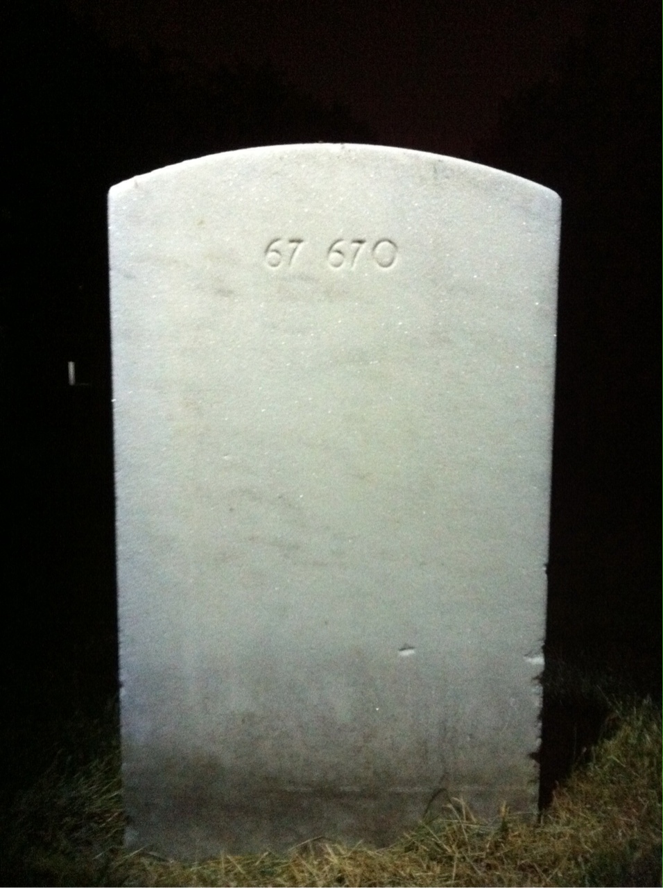 Back of headstone — William Sakolan