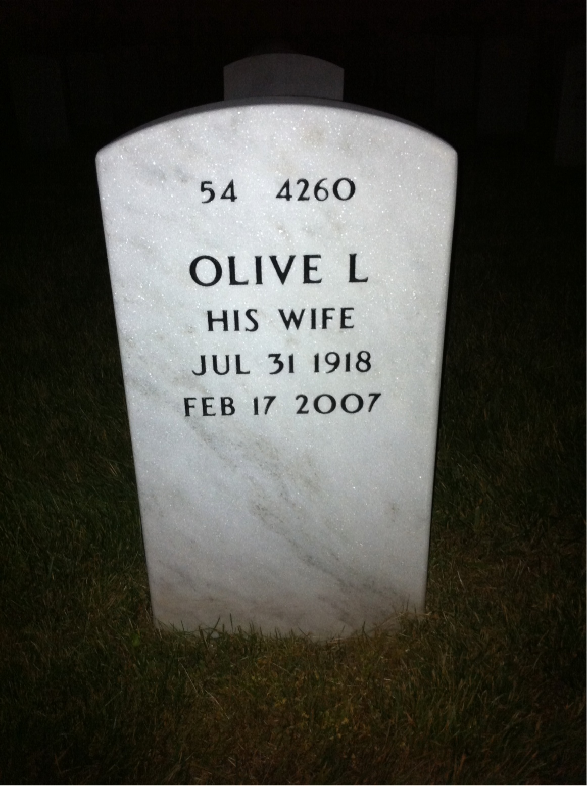 Back of headstone — Daniel Sheaffer