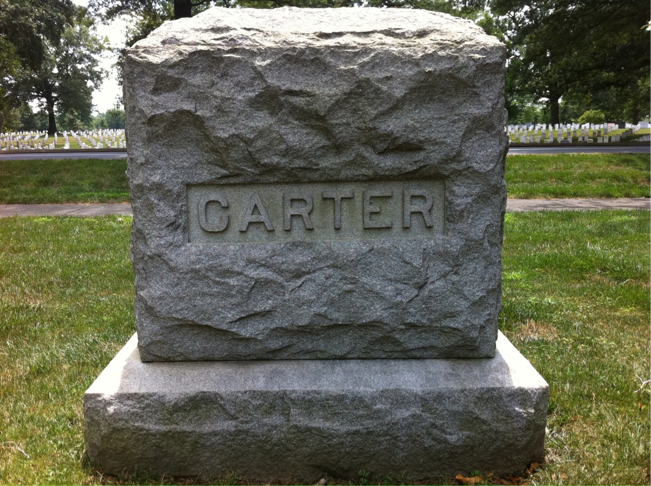 Headstone of Robert G. Carter