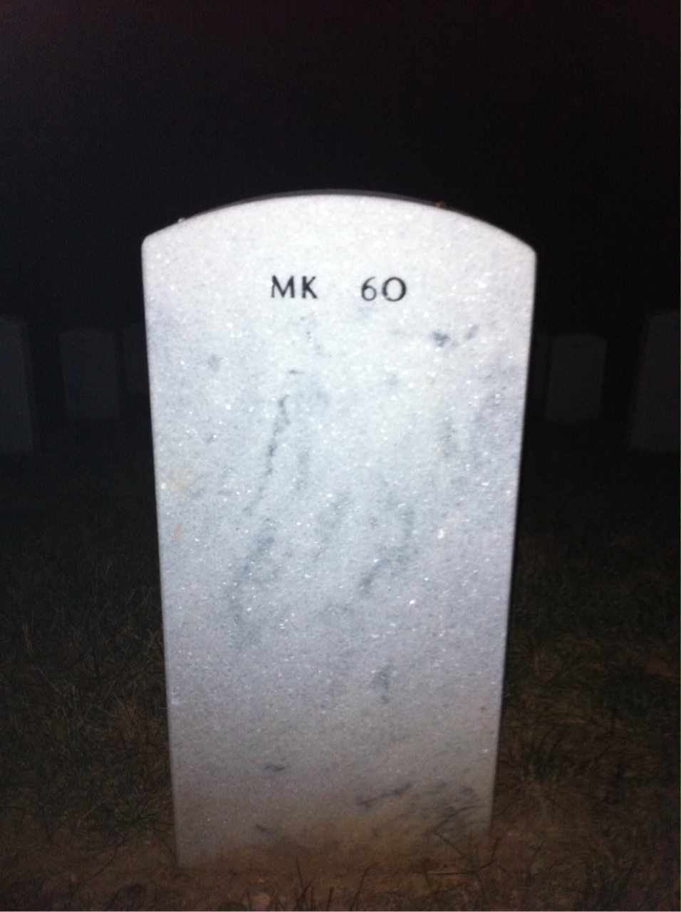 Back of headstone — Julio Owen Francis