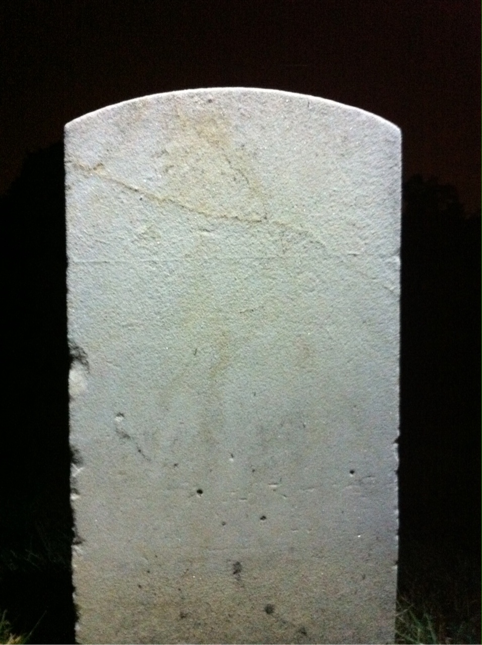 Back of headstone — Raffaele Aumento