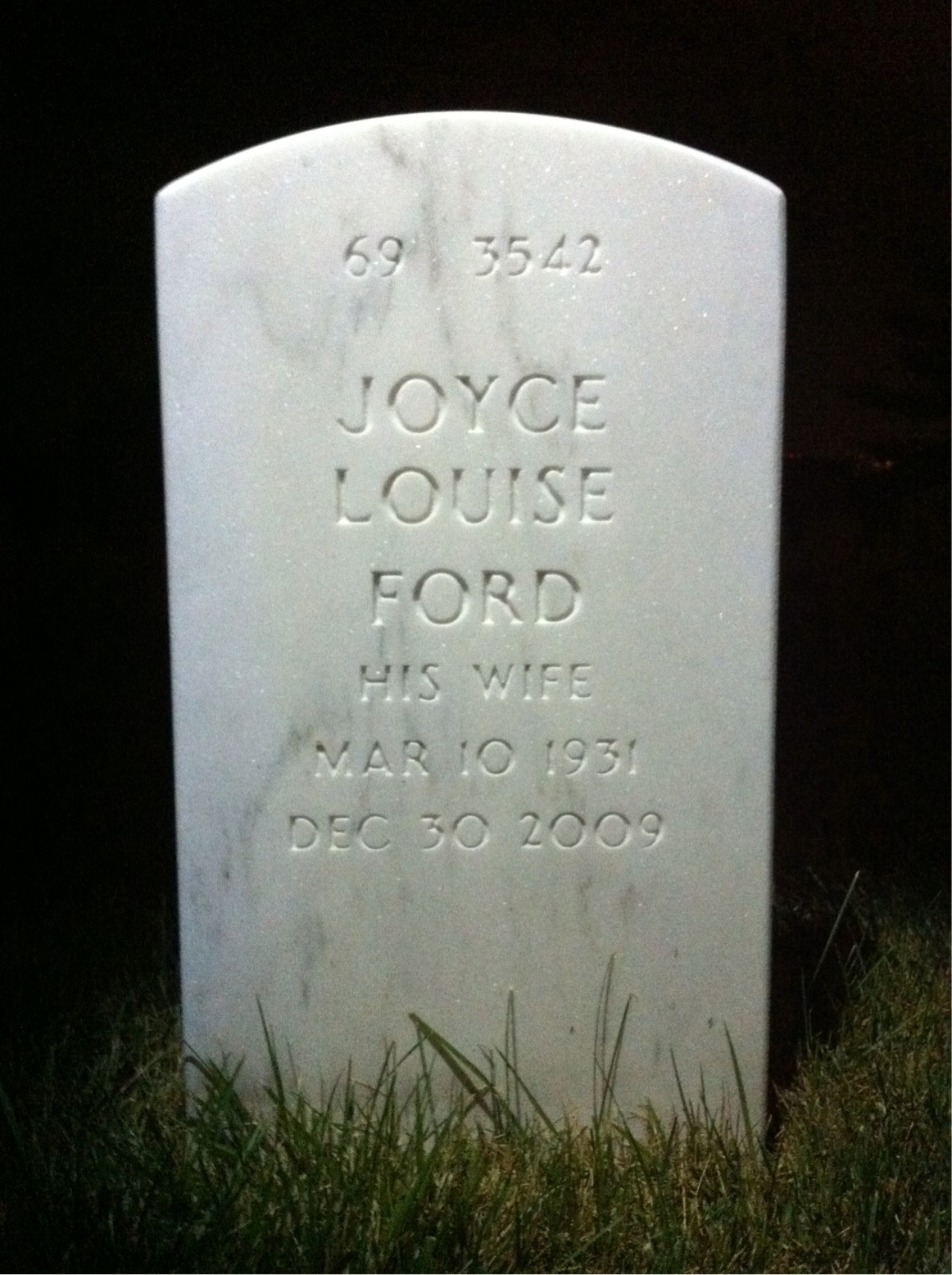 Back of headstone — John Cowden