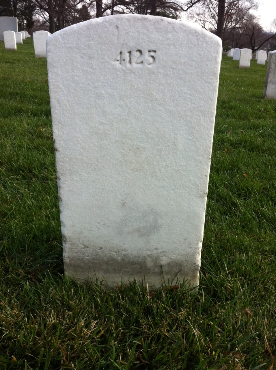 Back of headstone — Joseph Bohnak