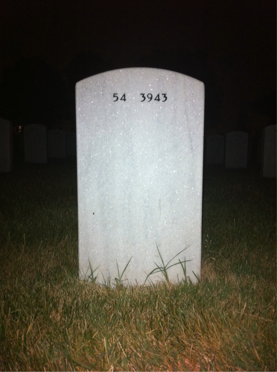 Back of headstone — Charles Morrow