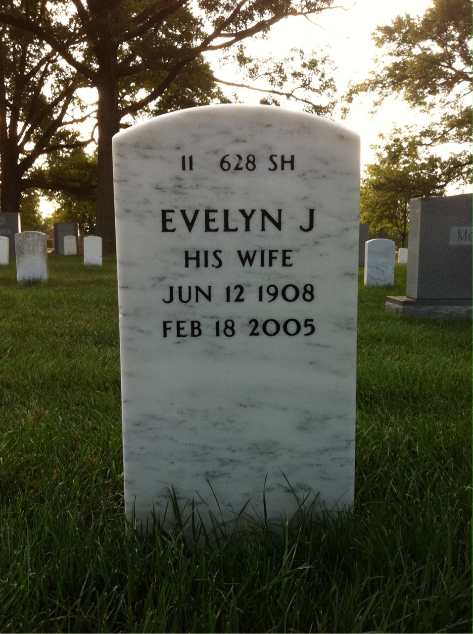 Back of headstone — Andrew Zanetti