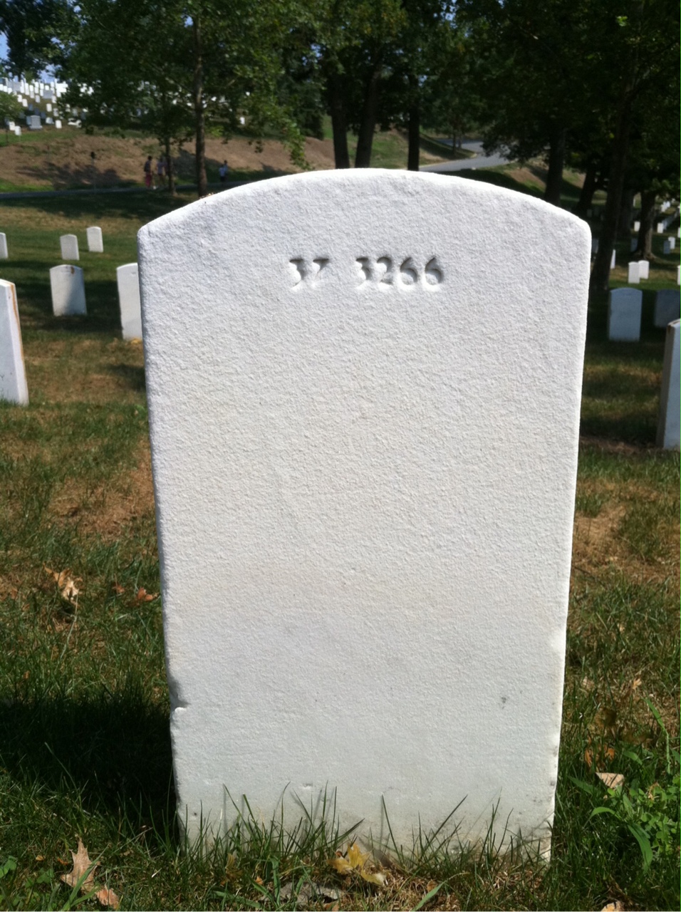 Back of headstone — Edwin Albertson