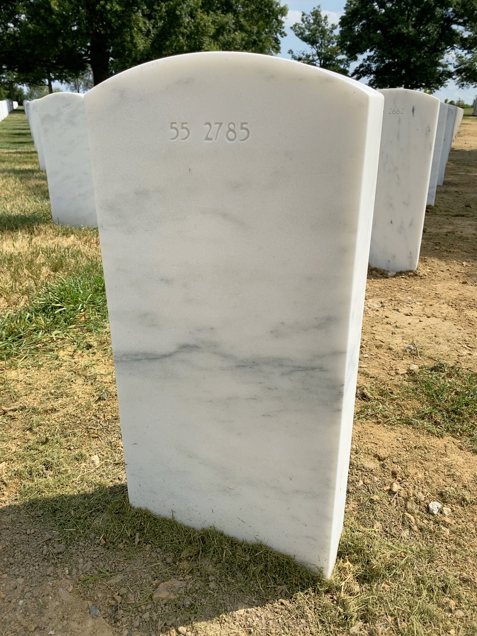Back of headstone — William Joseph Foster