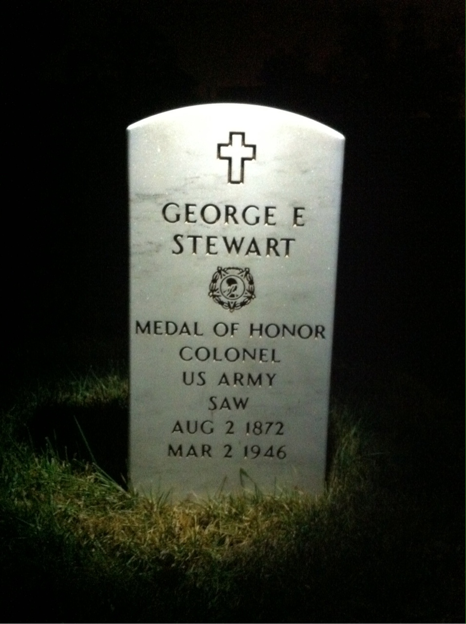 Headstone of George E. Stewart