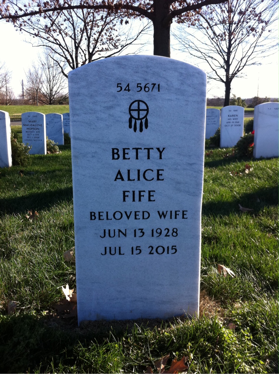 Back of headstone — John Porter