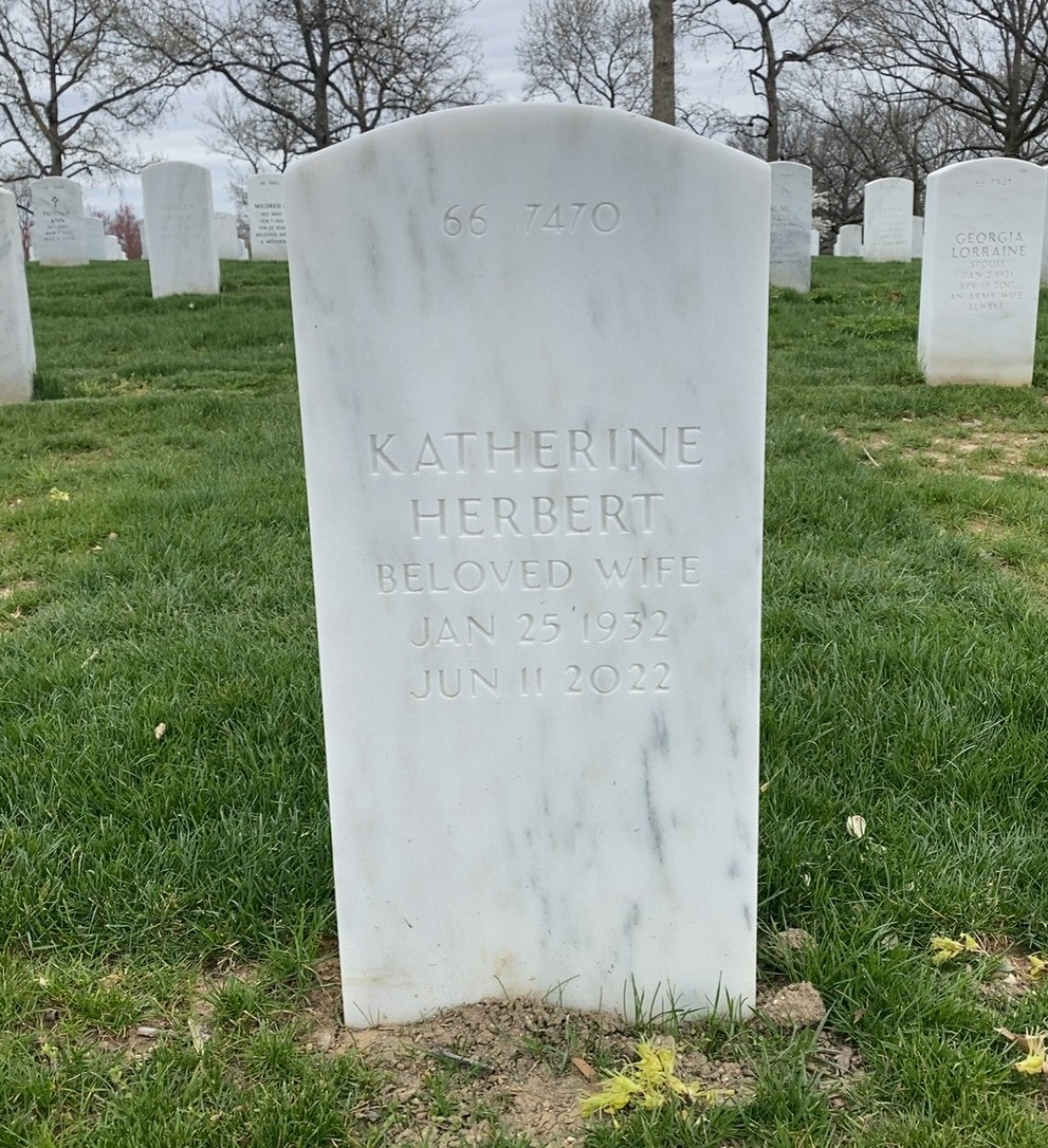 Back of headstone — Shirly Trumps