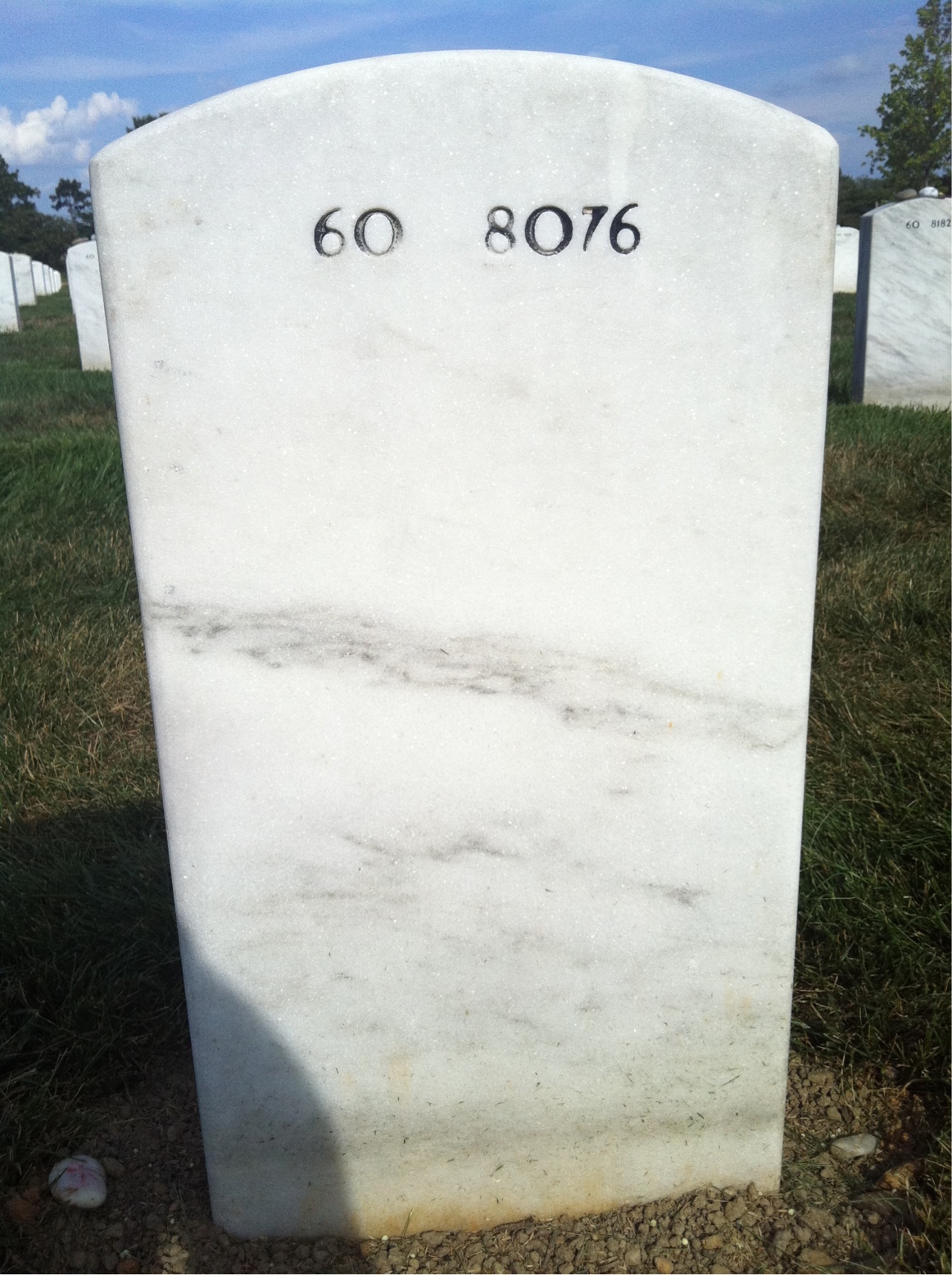 Back of headstone — Nicholas Ziolkowski