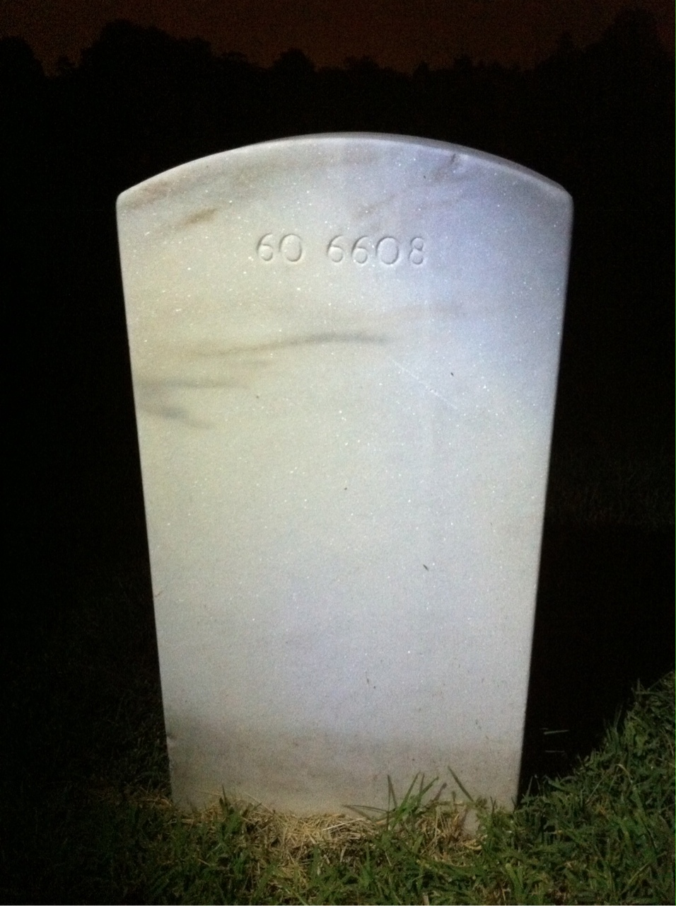 Back of headstone — Alexander Montgomery