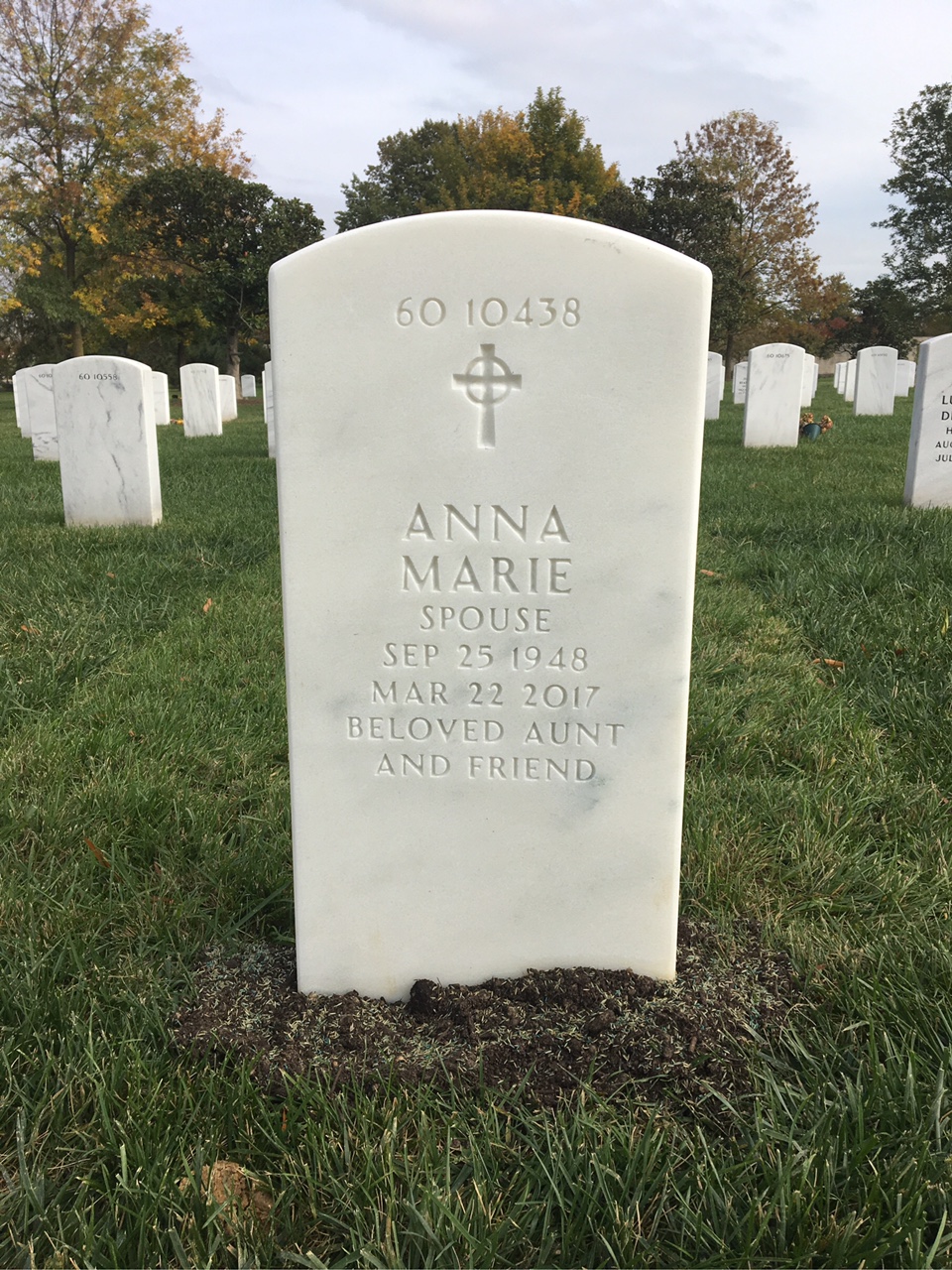 Back of headstone — Leonidas Alteno