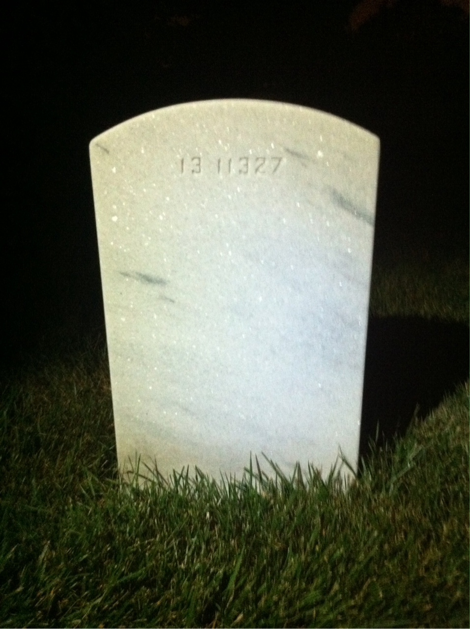 Back of headstone — Thomas Mucallaly