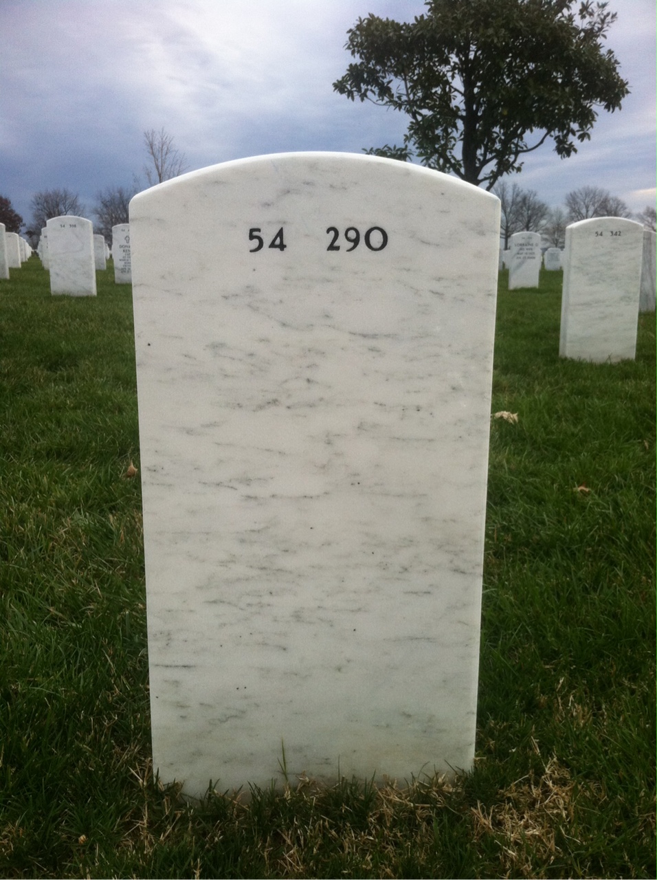 Back of headstone — Michael Jordan