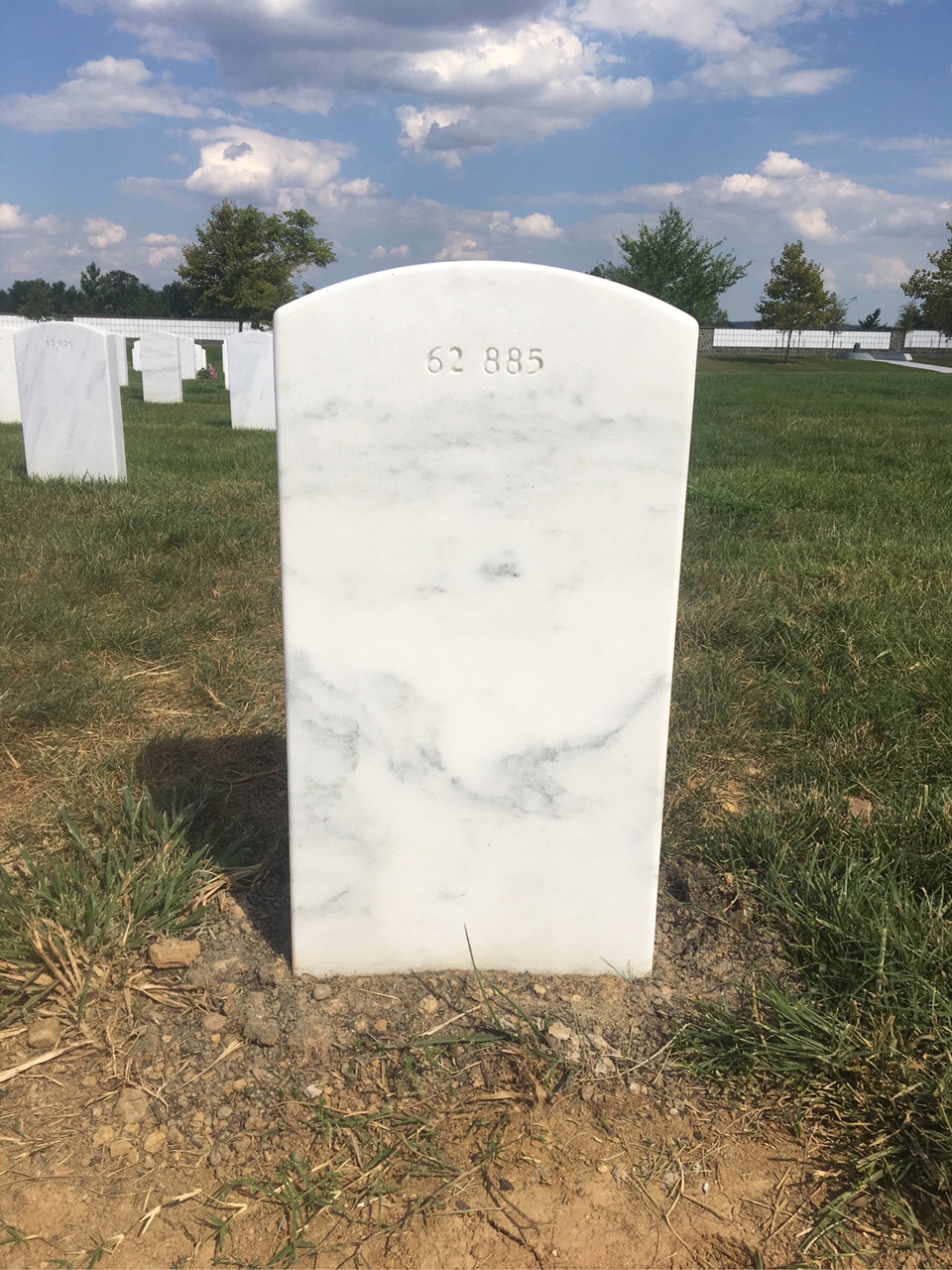 Back of headstone — Thomas Moore
