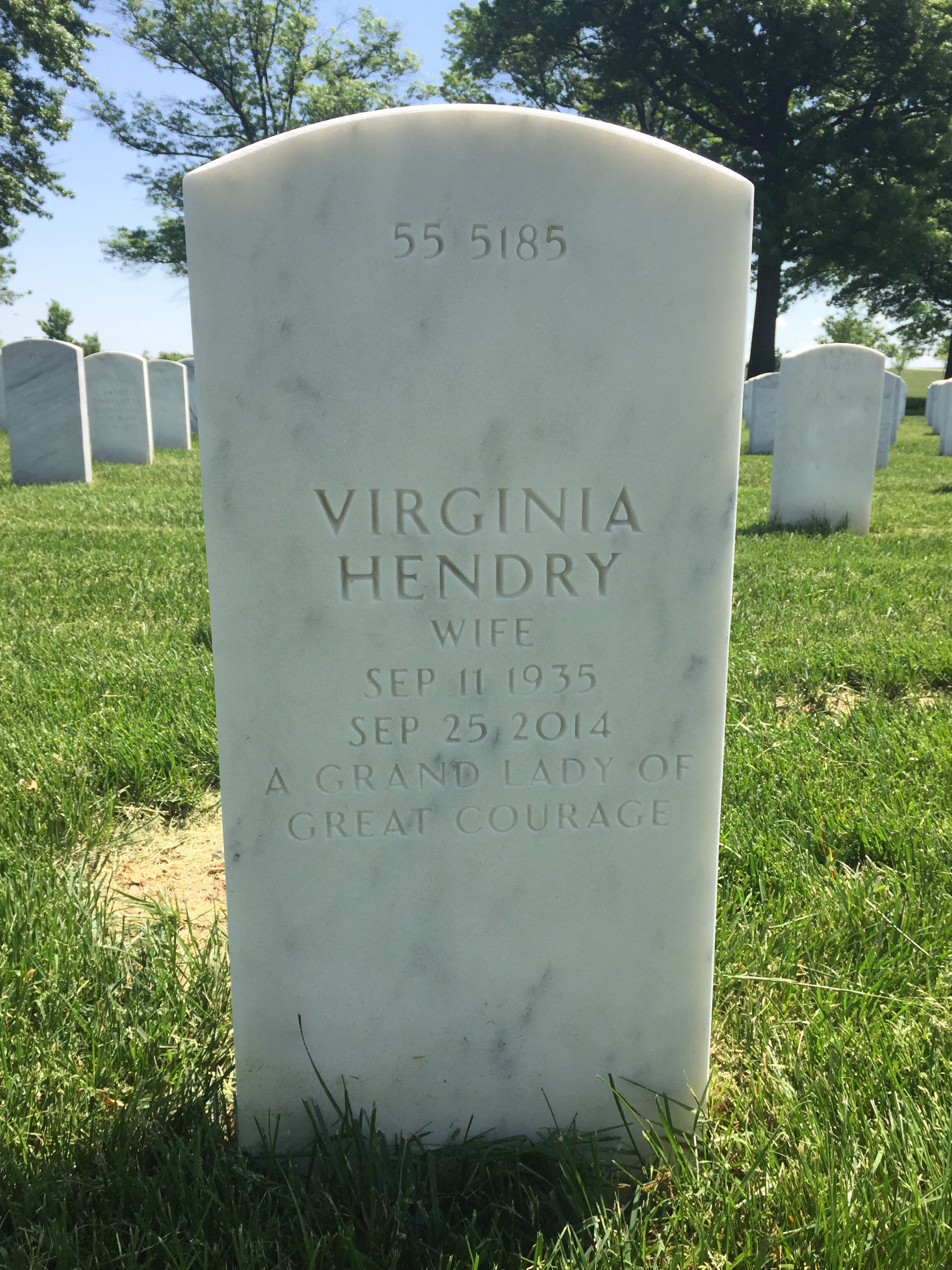 Back of headstone — William Ray Galbraith