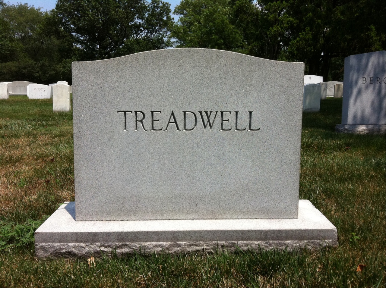 Back of headstone — Helen Alcock
