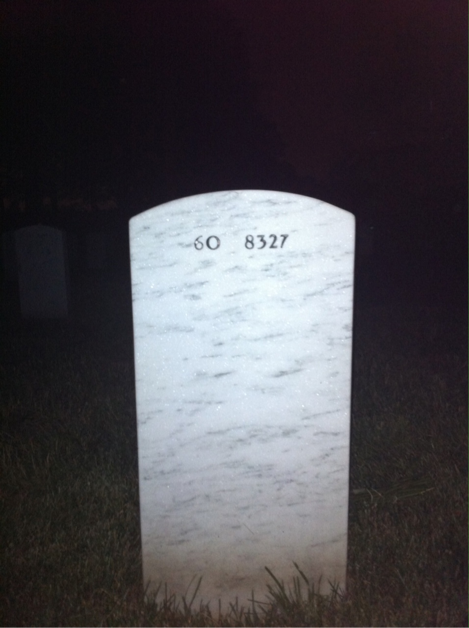 Back of headstone — Ian Weikel