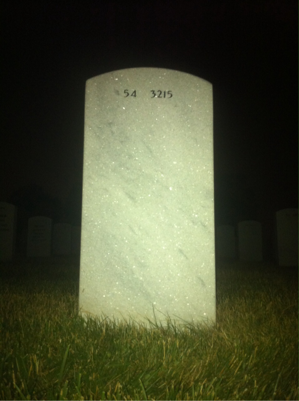 Back of headstone — William Greig