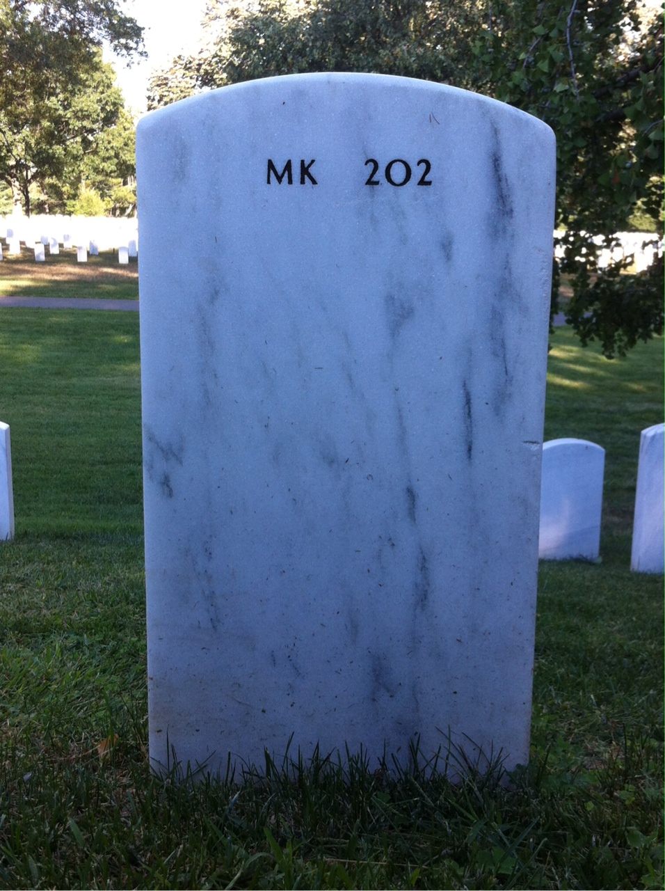 Back of headstone — Wilson Fullbright