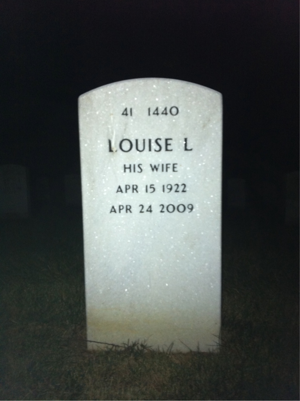 Back of headstone — Edward Mierzeski