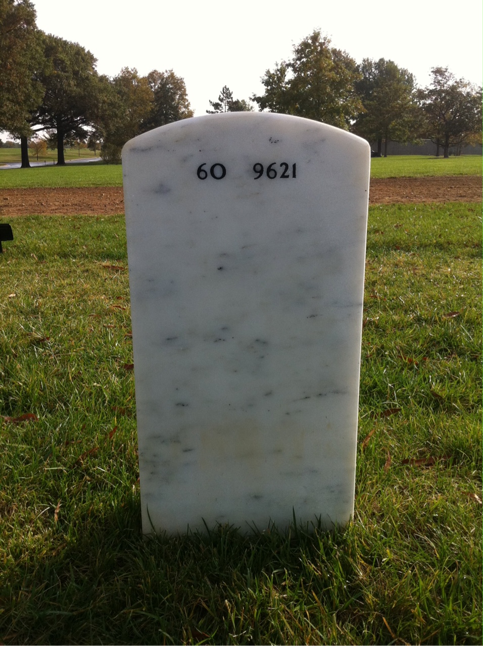 Back of headstone — Kristoffer Michael Solesbee