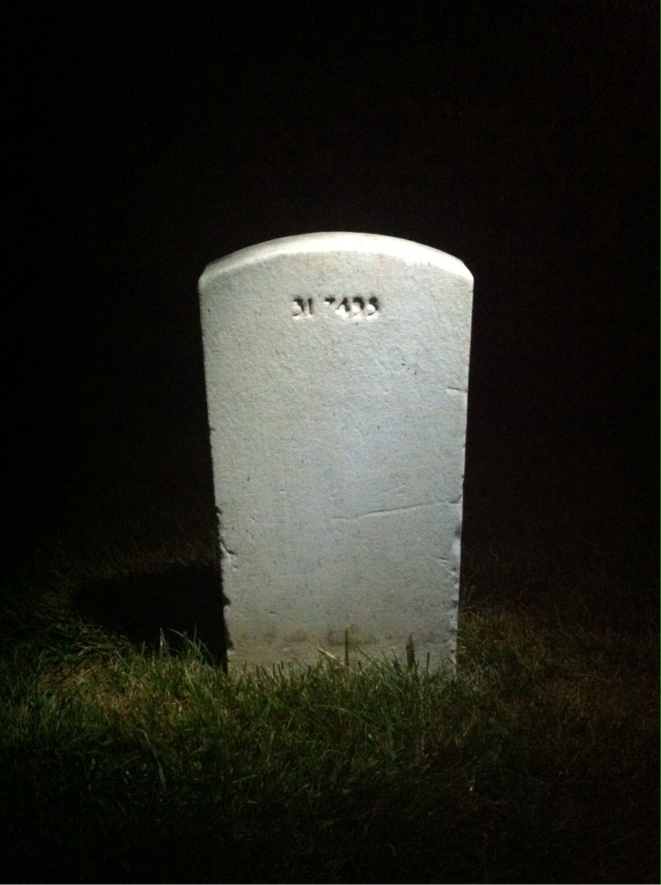 Back of headstone — Henry Murphy